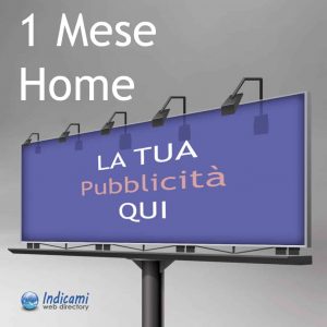 Pubblicità Home 1 Mese - Banner Home